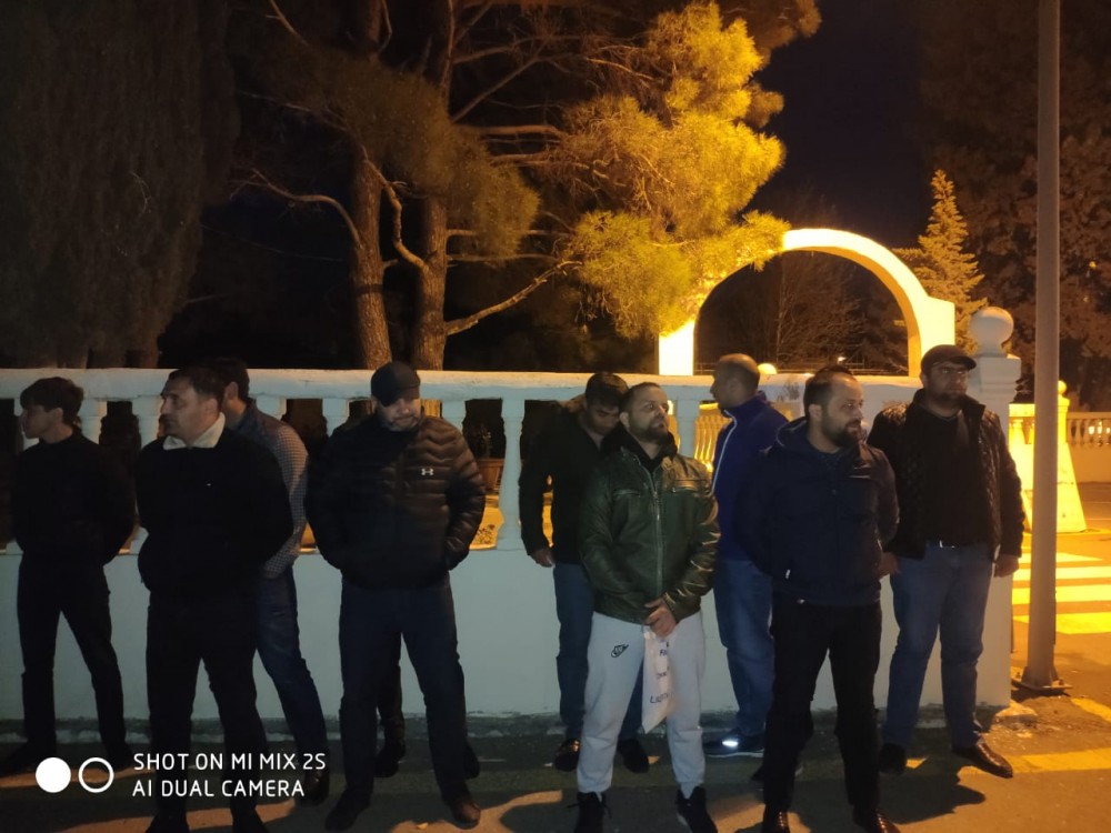 Karantin rejimini pozan şəxslər həbs edildi (FOTOLAR)